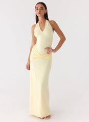 Maribelle Maxi Dress - Lemon