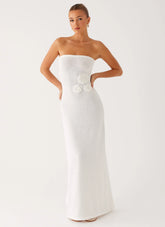 Arli Strapless Maxi Dress - Ivory