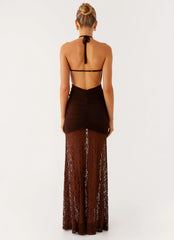 Somber Maxi Dress - Chocolate