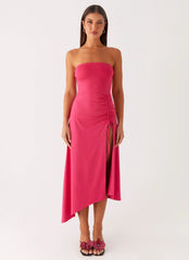 Laoise Midi Dress - Hot Pink