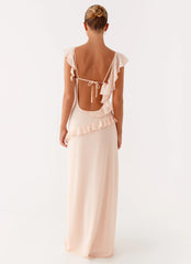 Naya Maxi Dress - Peach