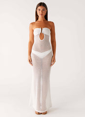 Showcase Crochet Maxi Dress - Ivory