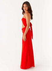 Carla Maxi Dress - Red