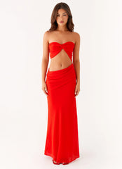 Carla Maxi Dress - Red