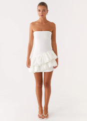 Marie Mini Dress - White