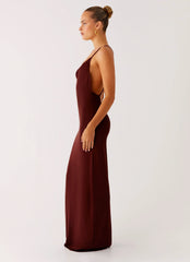Nomad Muse Maxi Dress - Chocolate