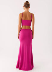 Headliner Maxi Dress - Fuchsia