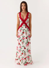Aoifie Maxi Dress - Ivory Bloom