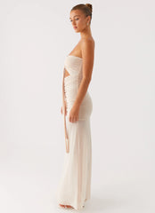 Lovie Maxi Dress - Beige