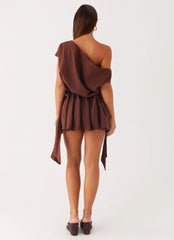 Ettie Mini Dress - Chocolate