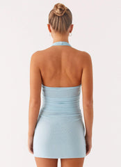 Fluent Mini Dress - Blue