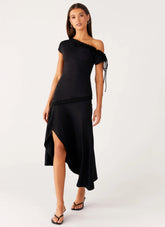 Downtown Midi Dress - Black
