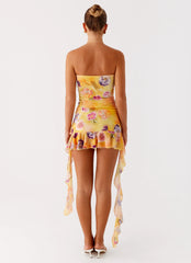 Macey Mini Dress - Sunburst Floral
