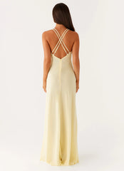 Kacia Maxi Dress - Lemon