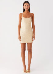 Danali Mini Dress - Yellow