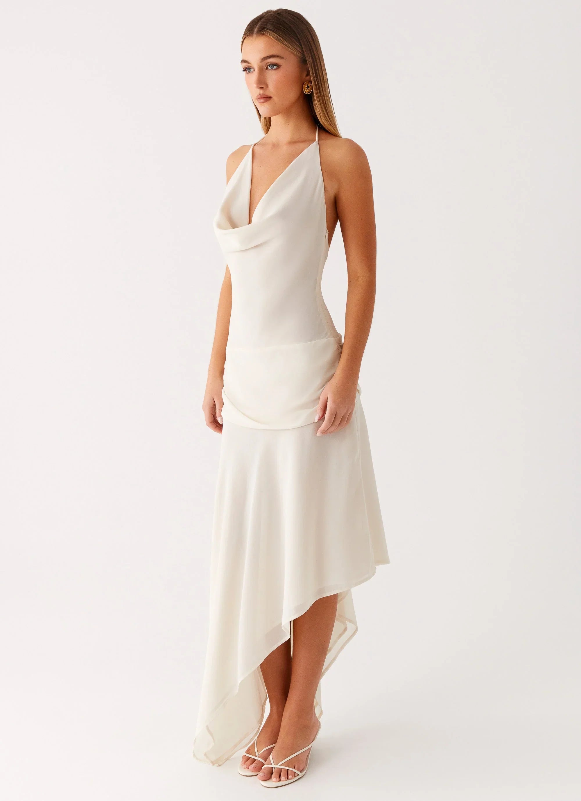 Nyra Midi Dress - Cream