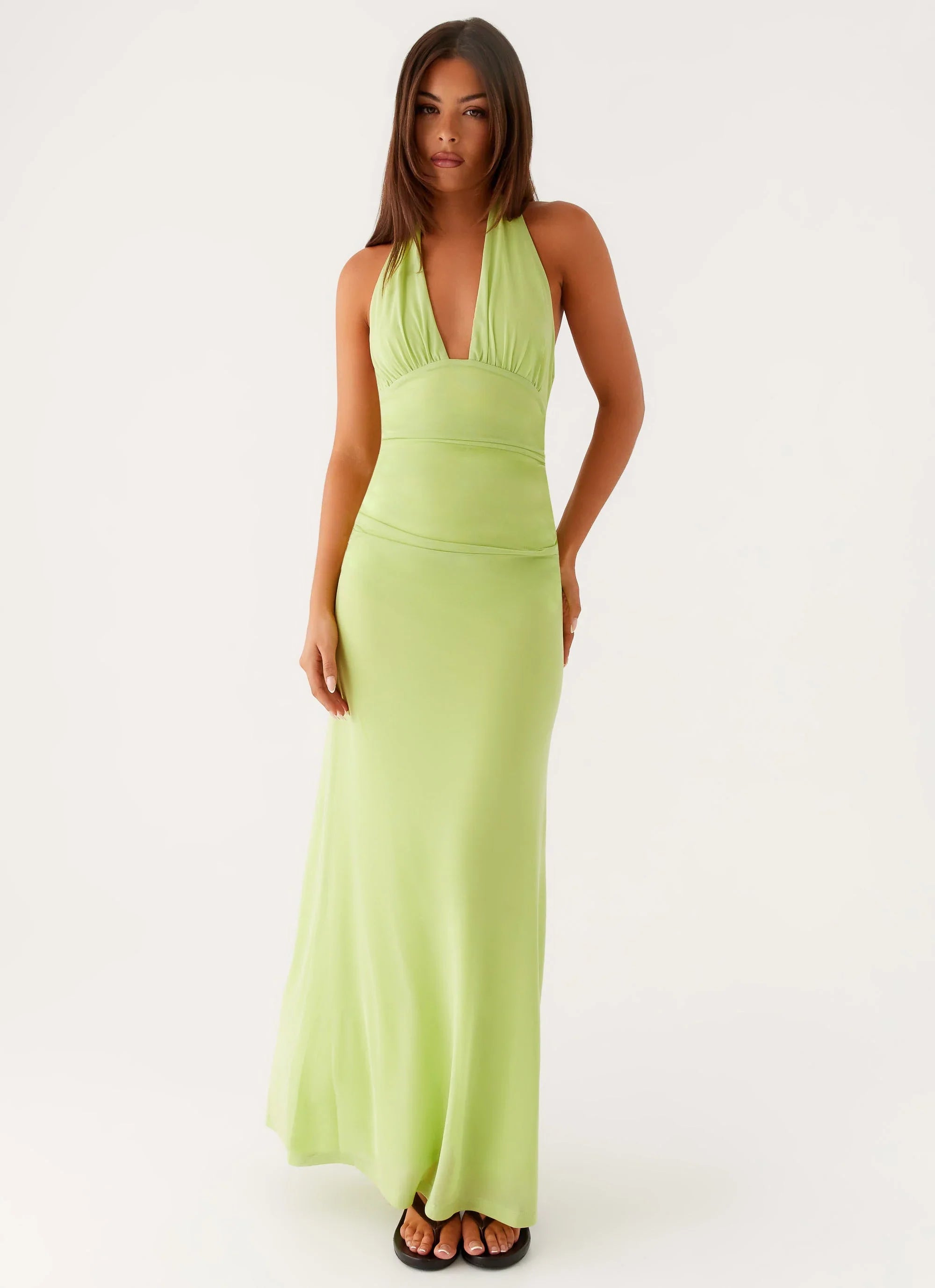 Kerrie Maxi Dress - Lime