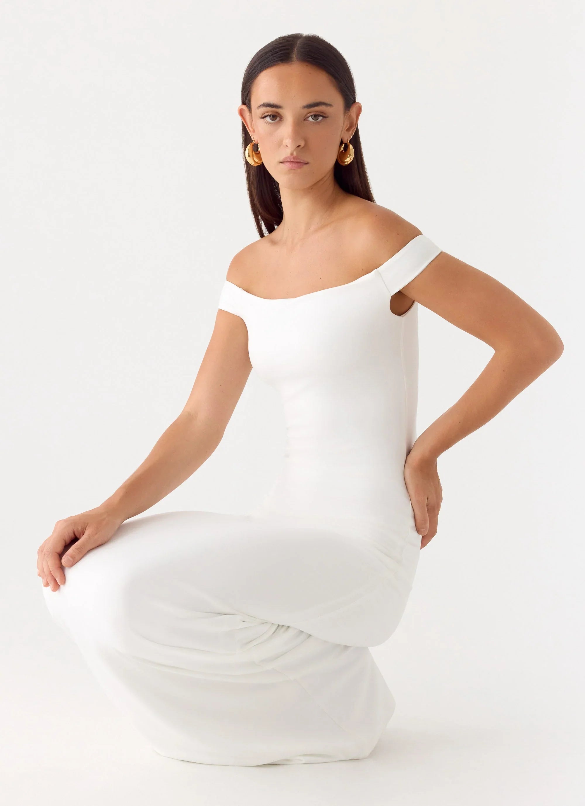 New Intentions Maxi Dress - White