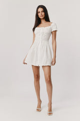 Aster Dress | White