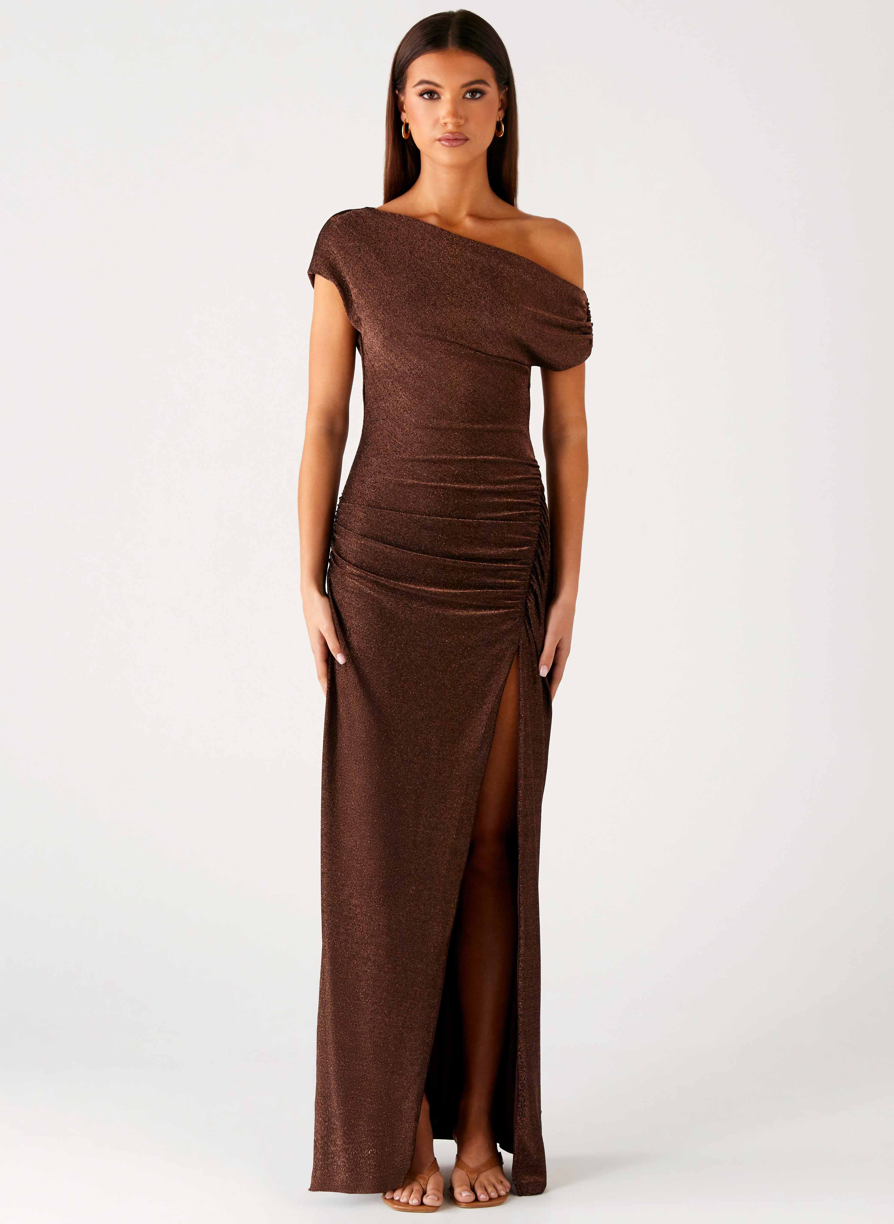 Harvest Moon Maxi Dress - Chocolate