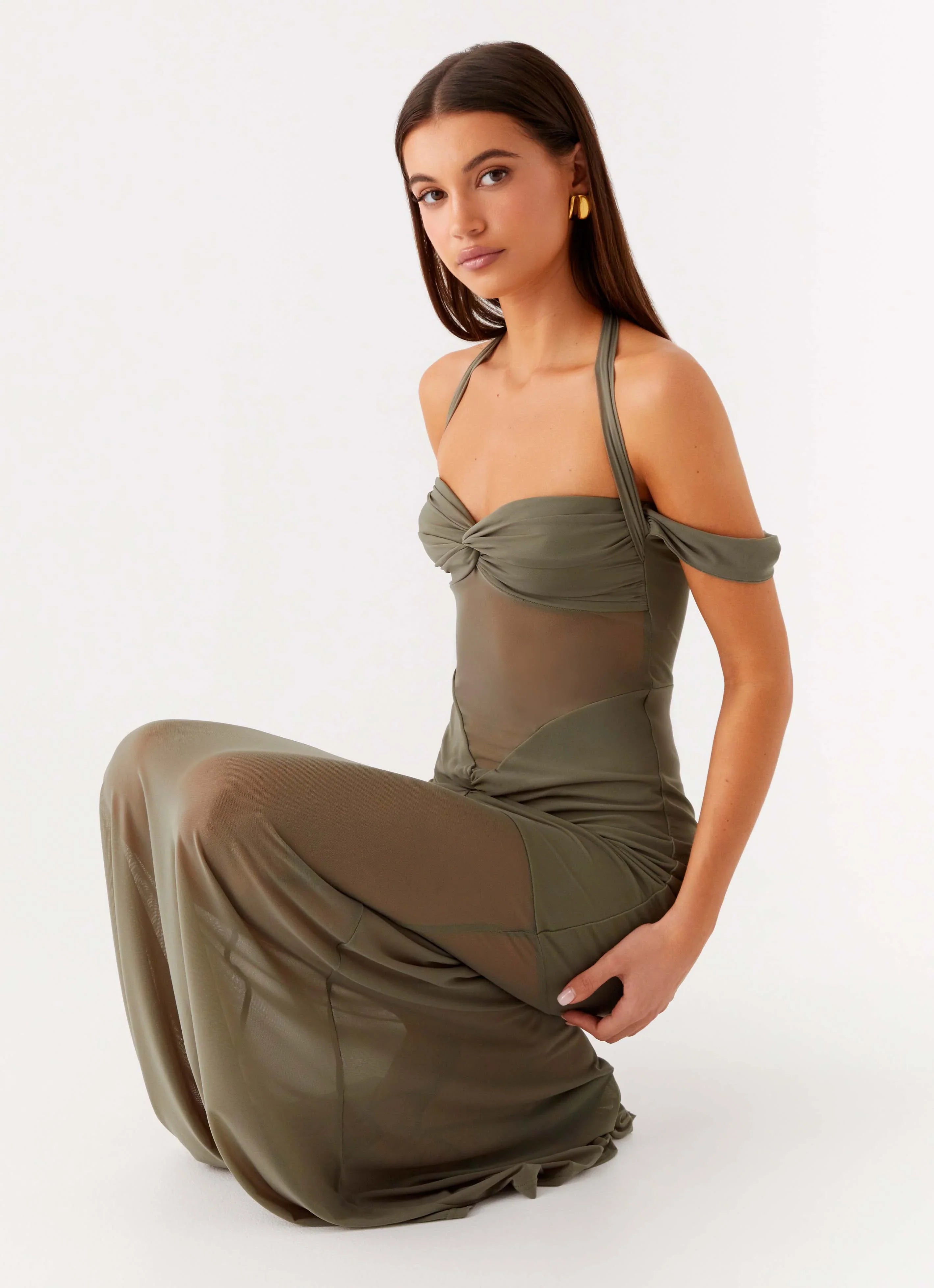 Ivy Lane Maxi Dress - Olive
