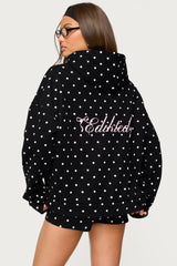 Chelsie Polka Dot Hoodie