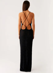Kylia Maxi Dress - Black