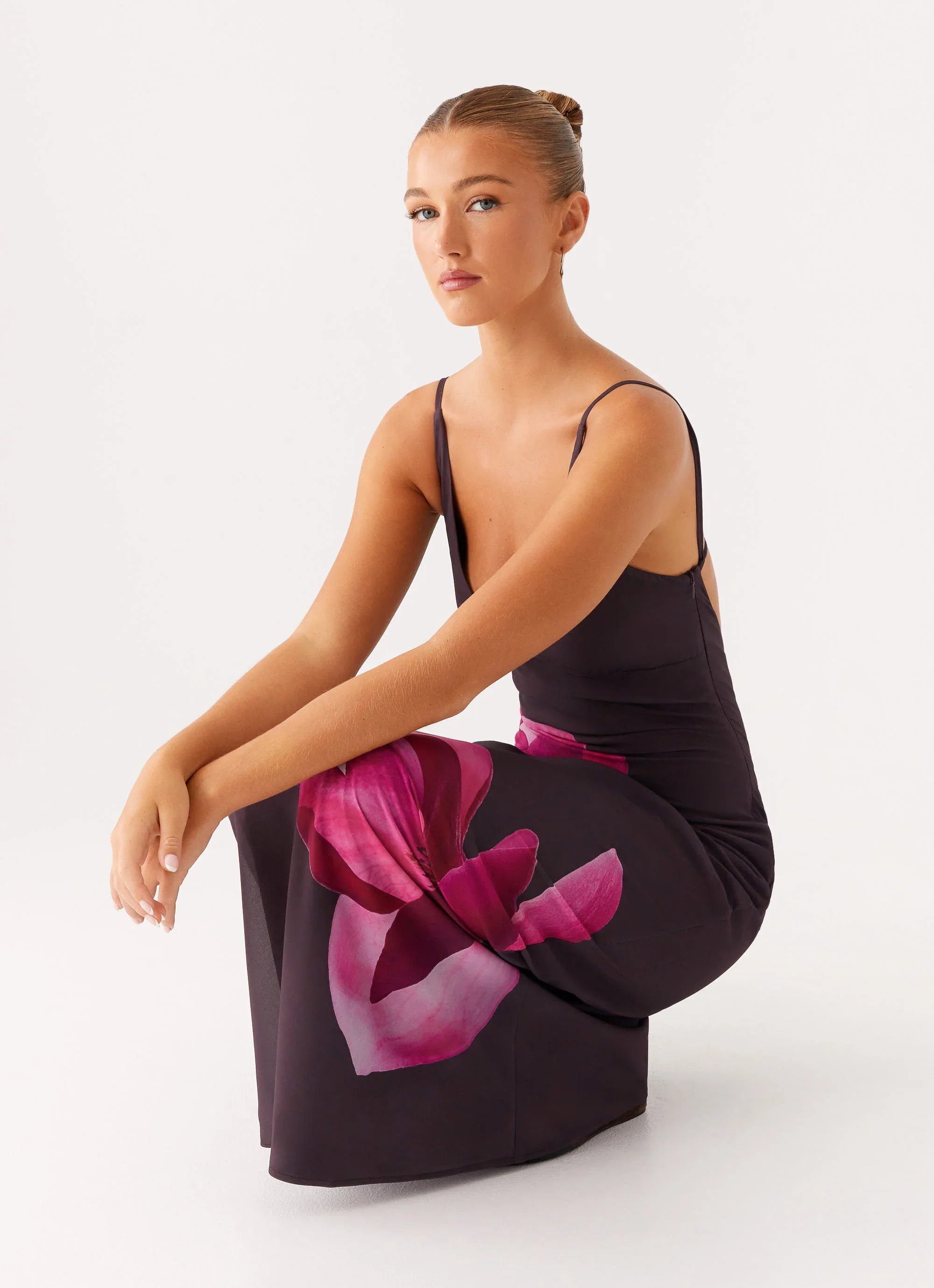 Griselda Maxi Dress - Dark Chocolate