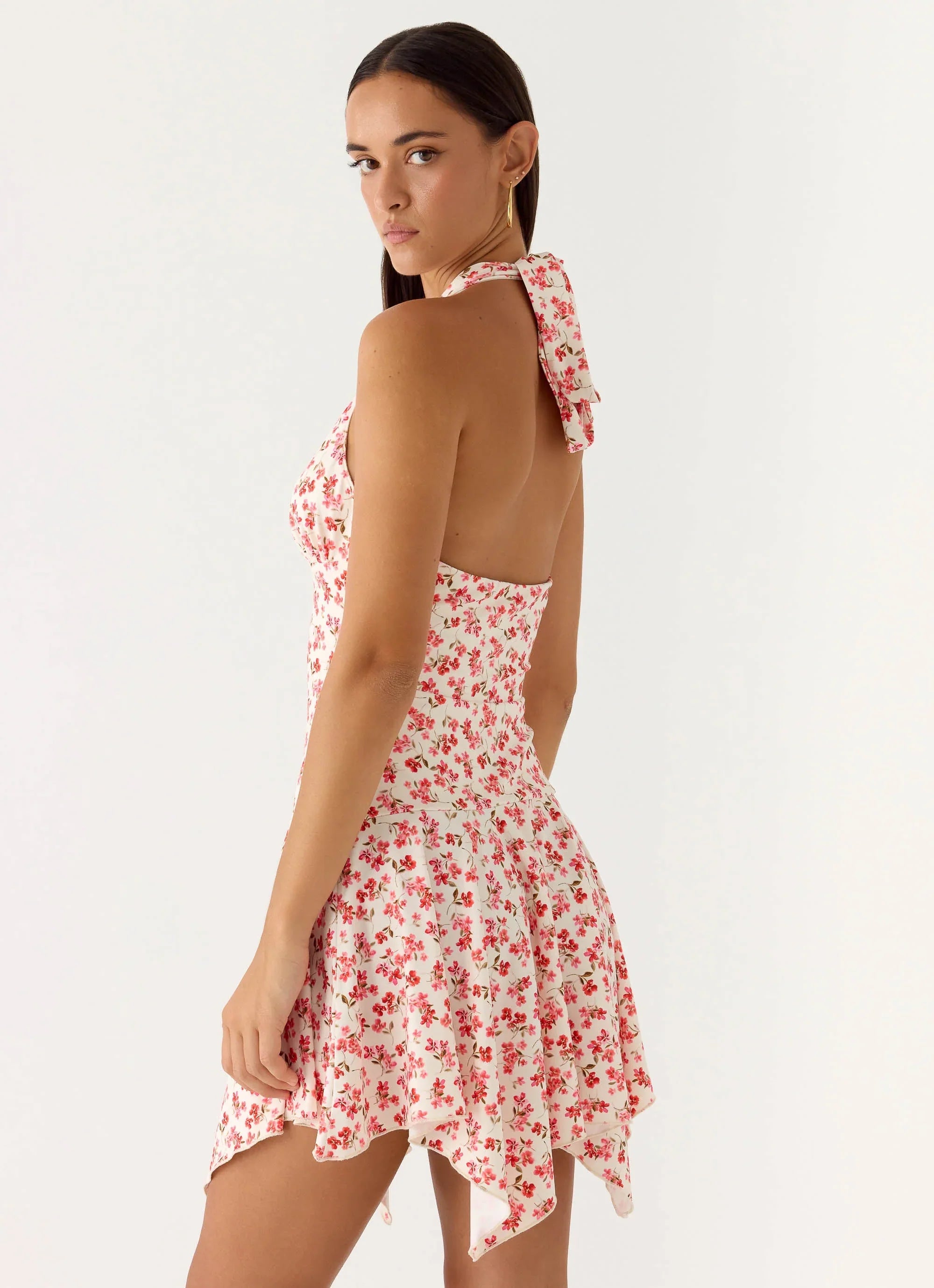 Khrysta Mini Dress - Porcelain Rose