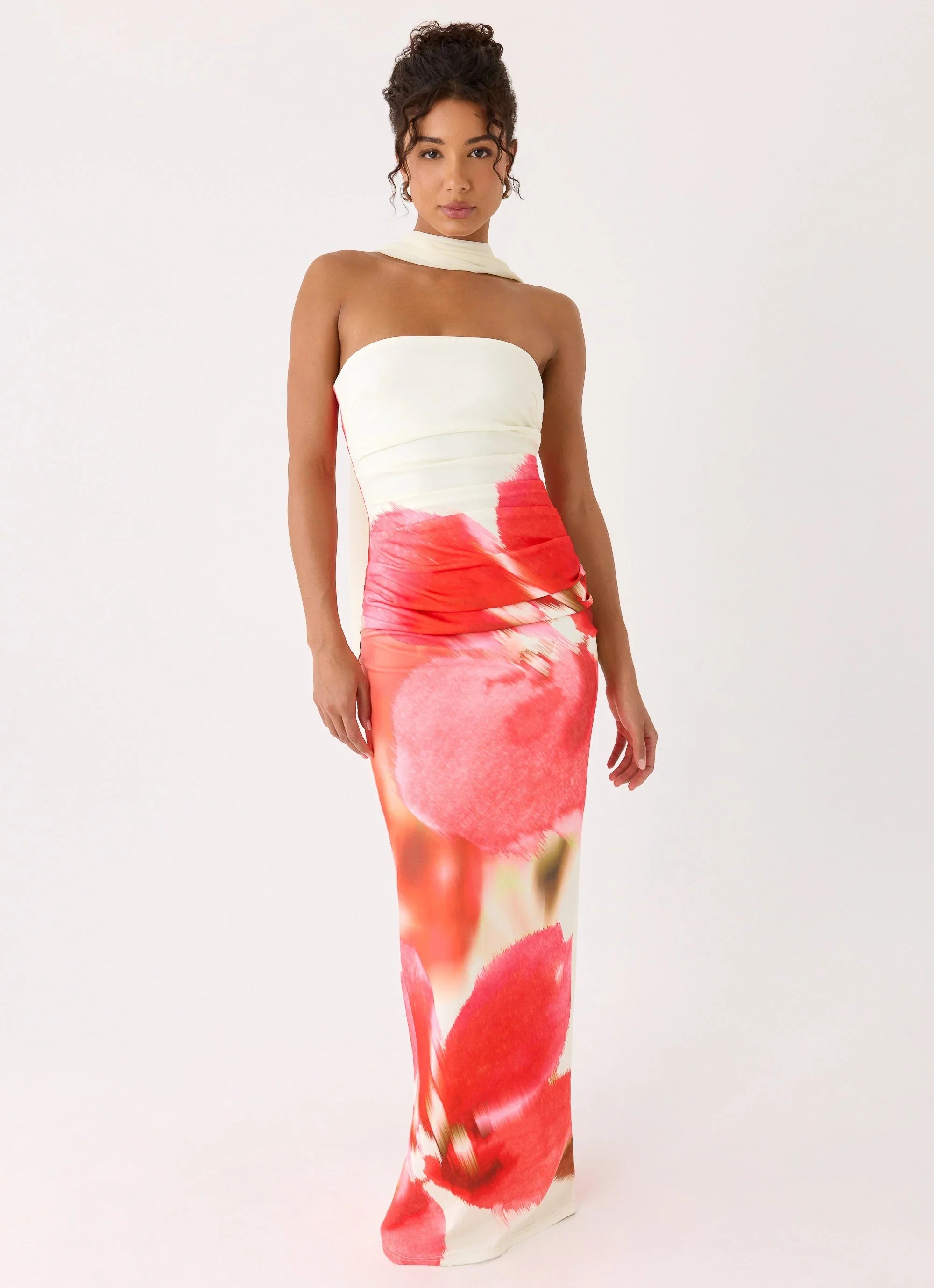 Libra Maxi Dress - Porcelain Rose