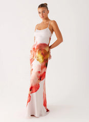 Pacha Maxi Dress - Peach Rose