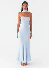 Under The Pagoda Maxi Dress - Blue