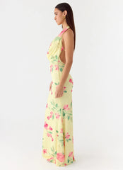 Like You Better Maxi Dress - Lemon Soleil