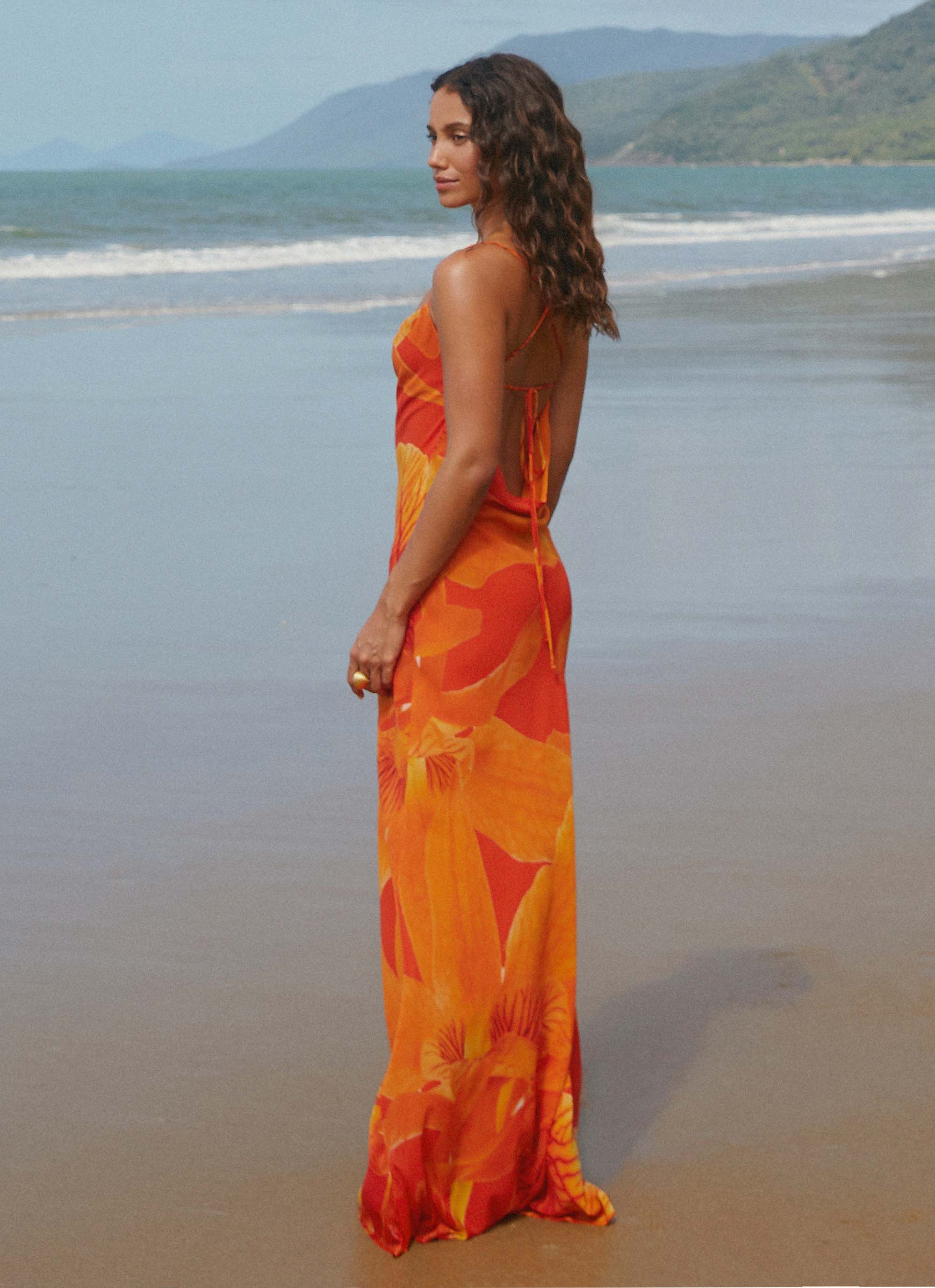 Midafternoon Maxi Dress - Serene Orange