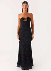 Lunar Maxi Dress - Black