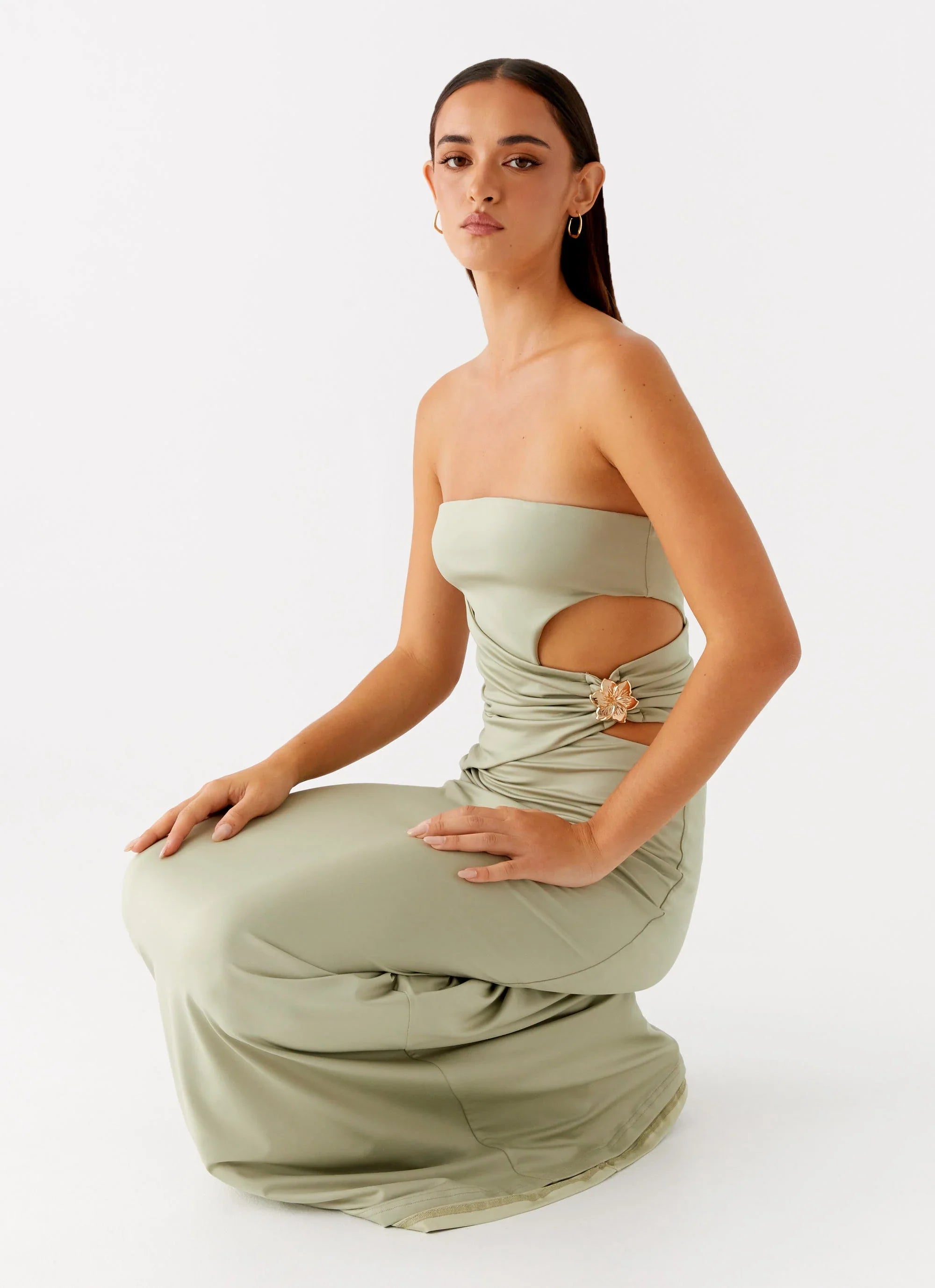 Anetta Maxi Dress - Sage