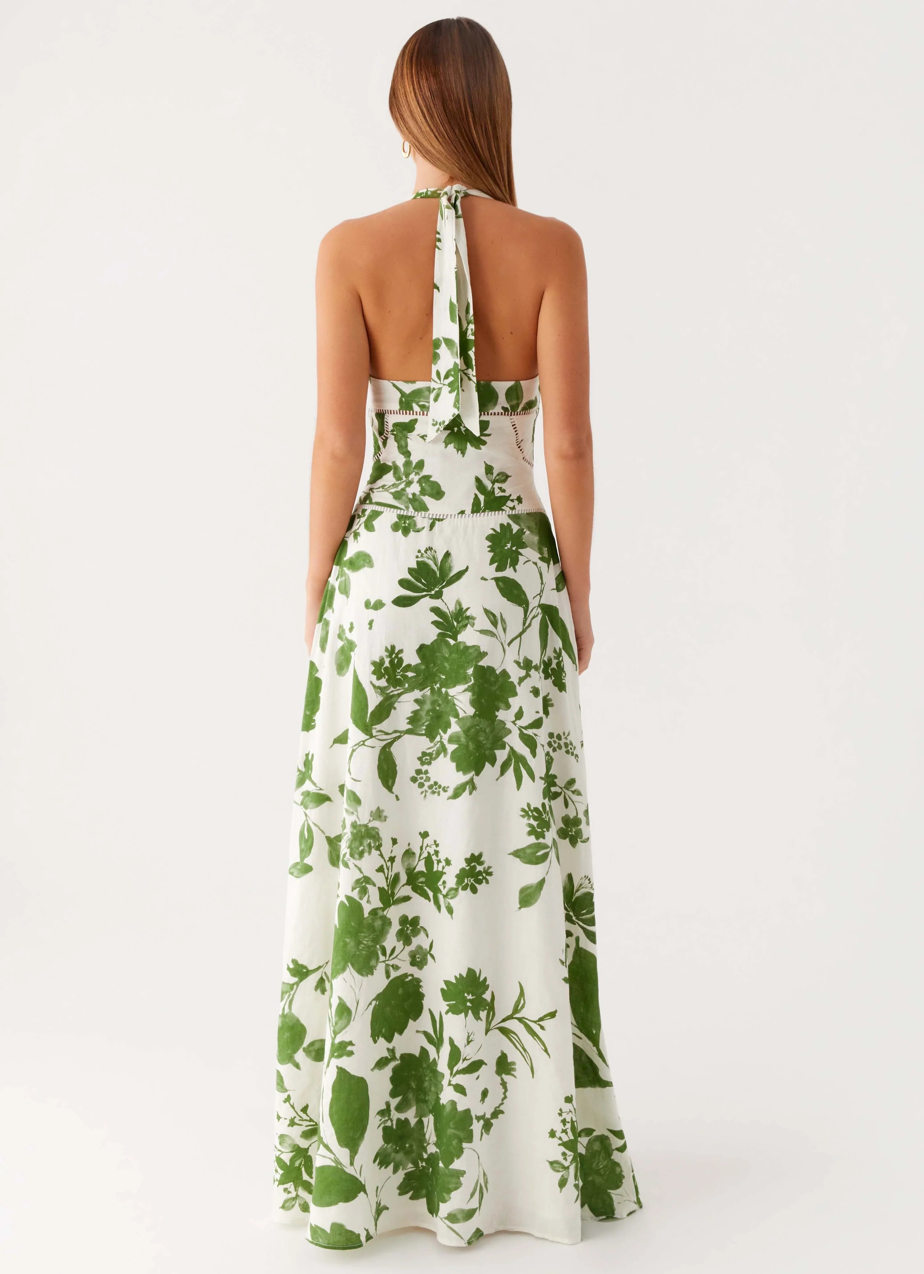 Ember Valley Maxi Dress - Verdant Bloom