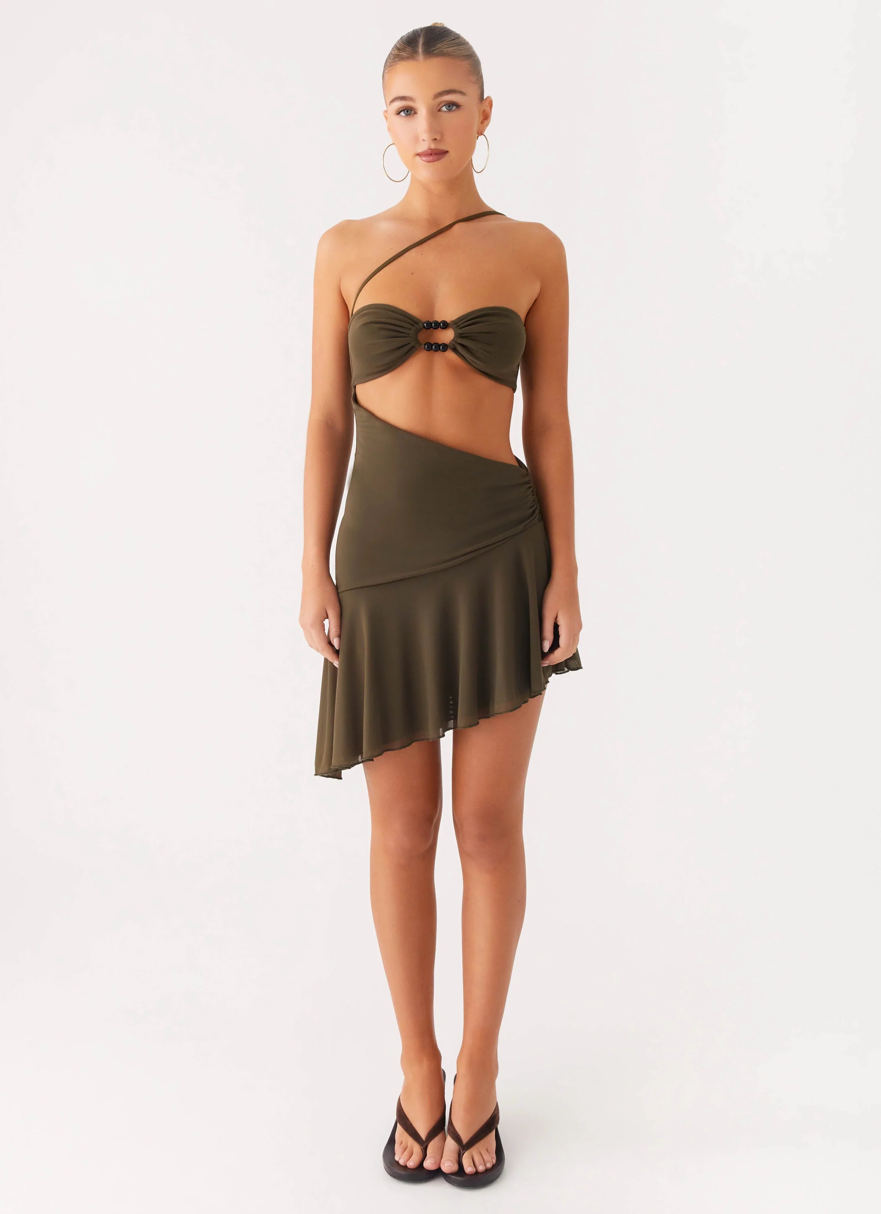 Islander Mini Dress - Khaki