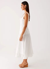 Quinn Midi Dress - White