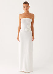 Arli Strapless Maxi Dress - Ivory