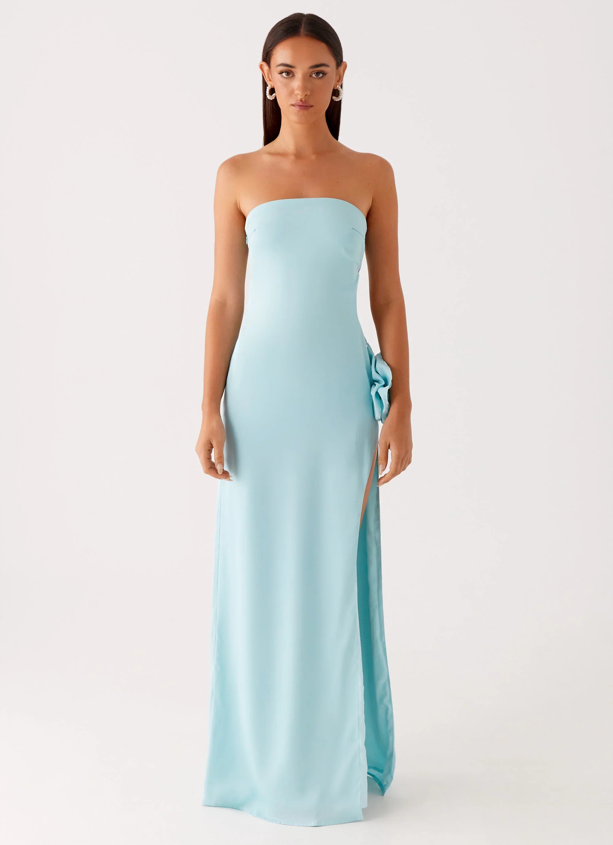 Fenway Strapless Maxi Dress - Mint