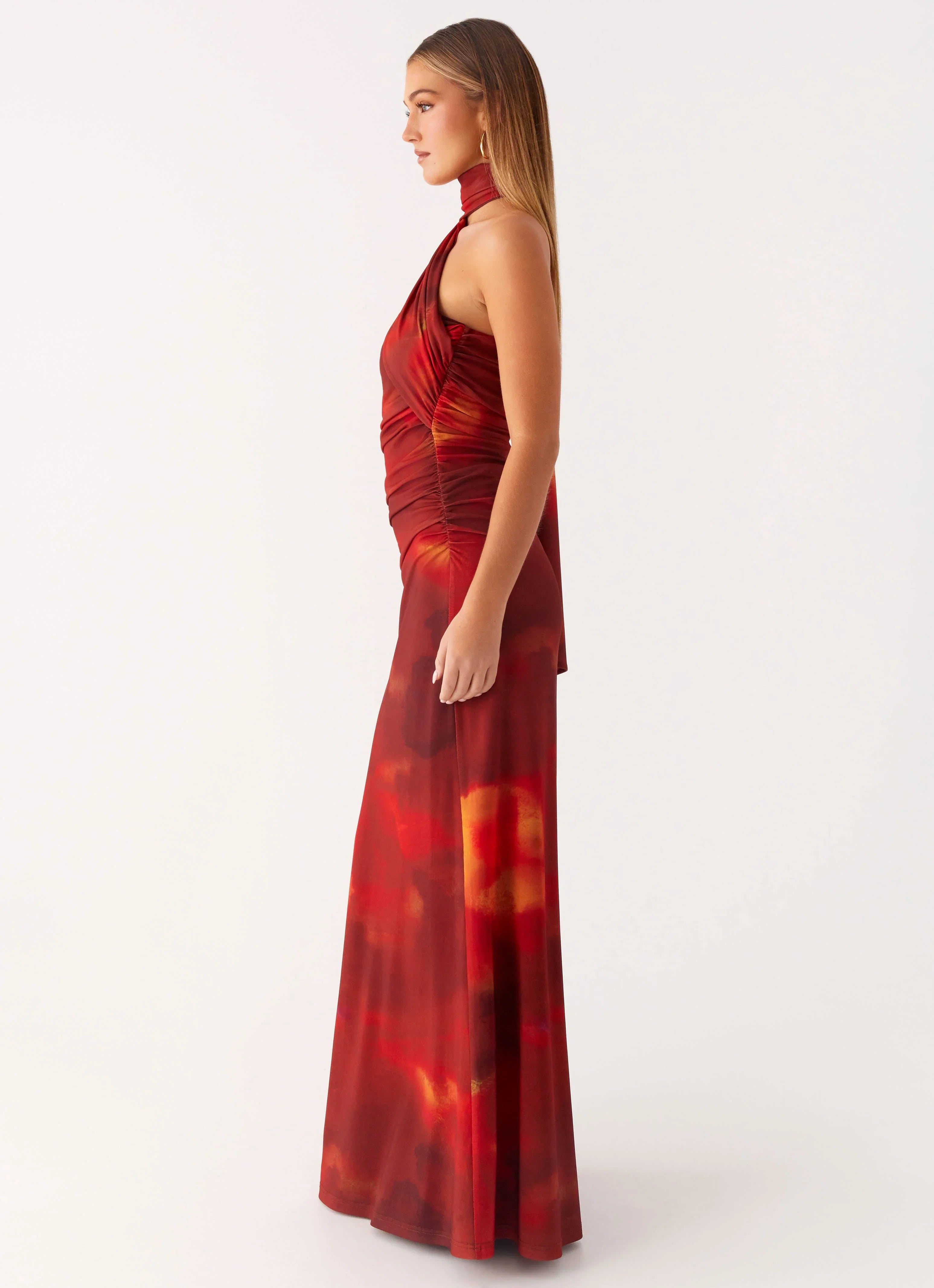 Songbird Maxi Dress - Scarlet Blur