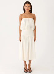 Calanthe Midi Dress - Ivory