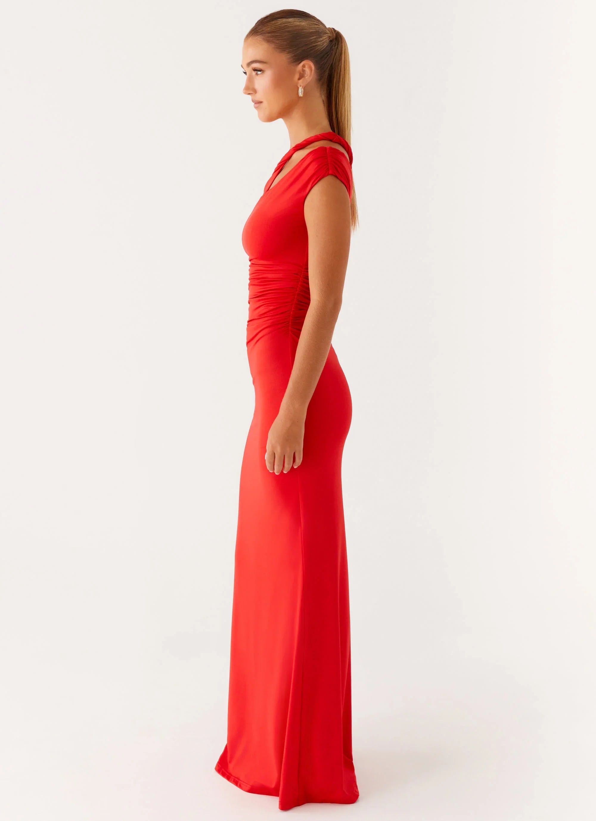 Lopez Maxi Dress - Tangerine