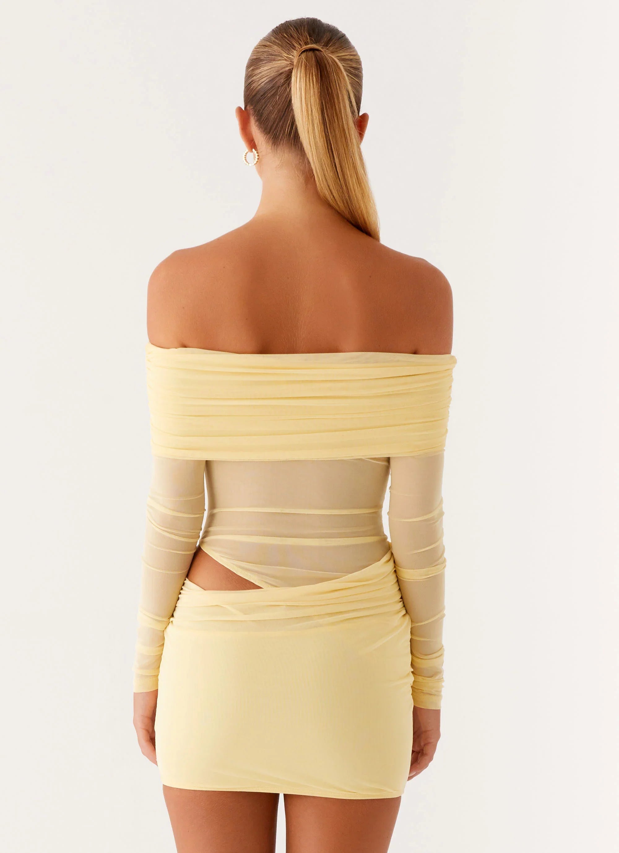 No Doubt Mini Dress - Yellow