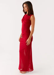 Worldwide Maxi Dress - Raspberry
