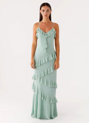 Country Club Maxi Dress - Sage