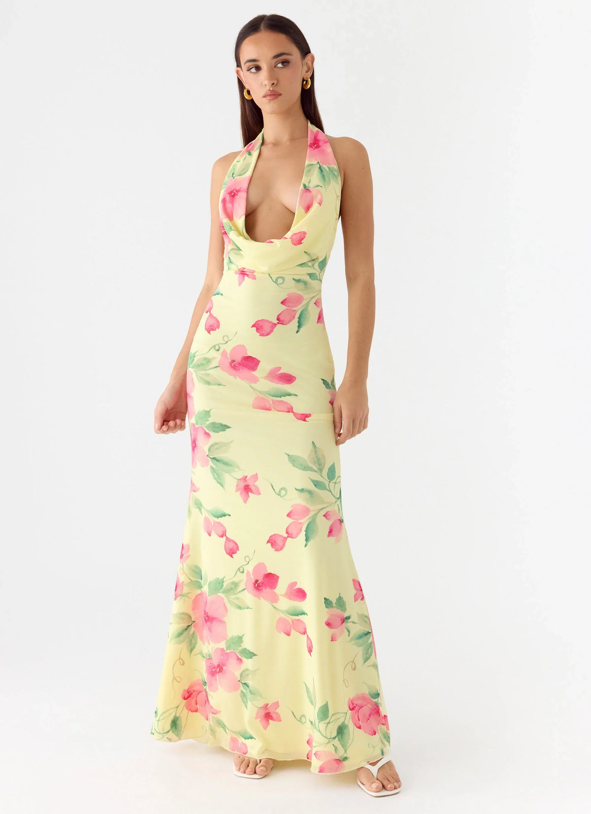 Like You Better Maxi Dress - Lemon Soleil