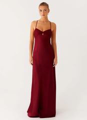 Joanie Maxi Dress - Maroon