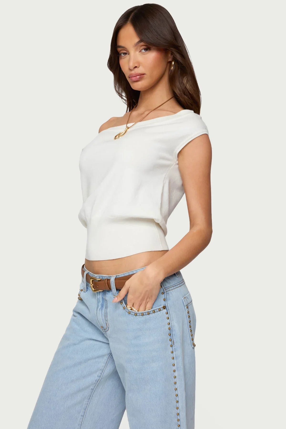 Michaela Off Shoulder Knit Top
